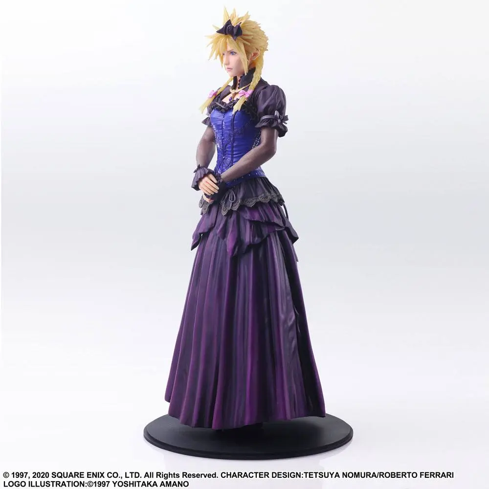 Final Fantasy VII Remake Static Arts Gallery soška Cloud Strife Dress Ver. 28 cm fotografii produktu