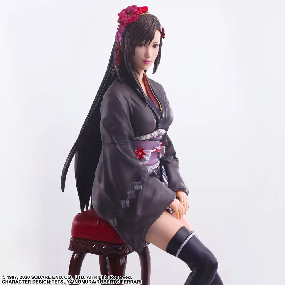 Final Fantasy VII Remake Static Arts Gallery Soška Tifa Lockhart Exotic Dress verze 23 cm fotografii produktu