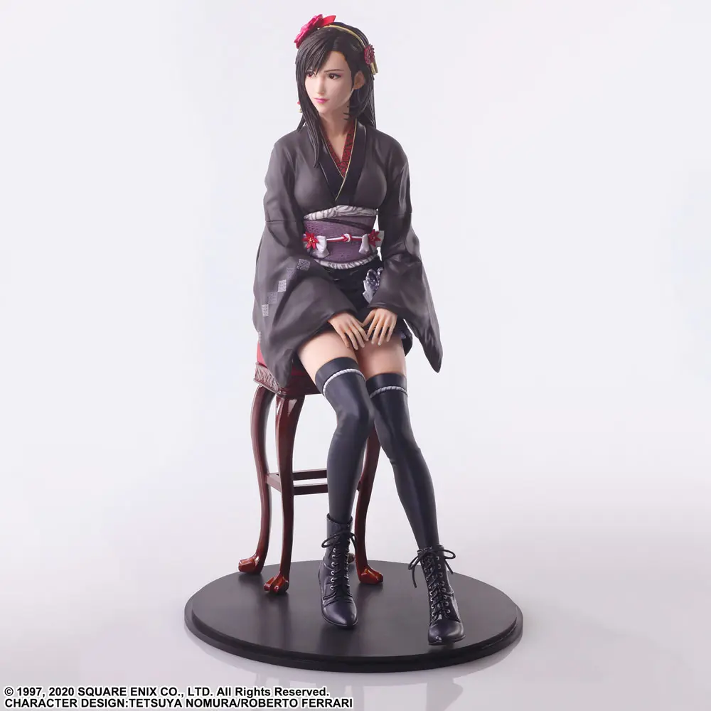 Final Fantasy VII Remake Static Arts Gallery Soška Tifa Lockhart Exotic Dress verze 23 cm fotografii produktu