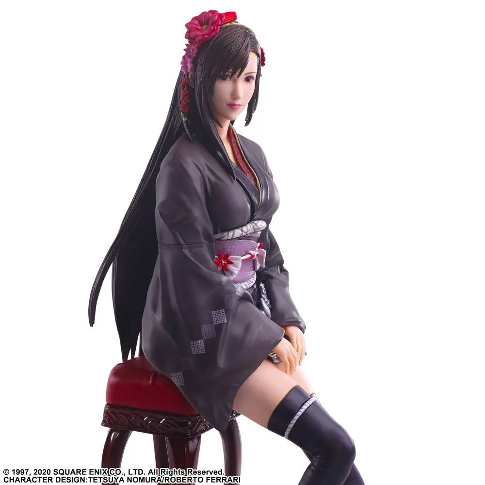 Final Fantasy VII Remake Static Arts Gallery Soška Tifa Lockhart Exotic Dress verze 23 cm fotografii produktu