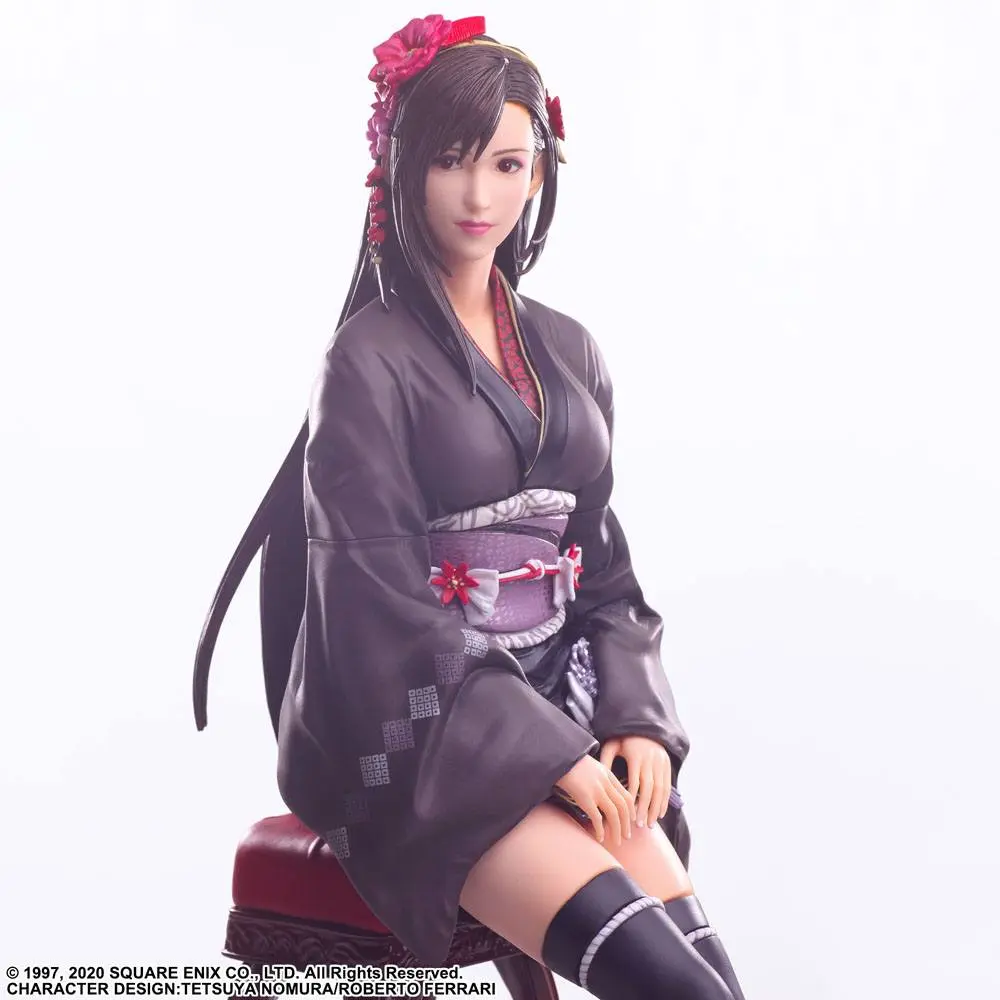 Final Fantasy VII Remake Static Arts Gallery Soška Tifa Lockhart Exotic Dress verze 23 cm fotografii produktu