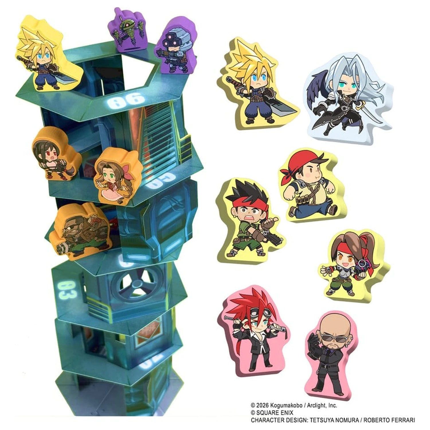 Final Fantasy VII Desková hra Ascend The Shinra Tower fotografii produktu