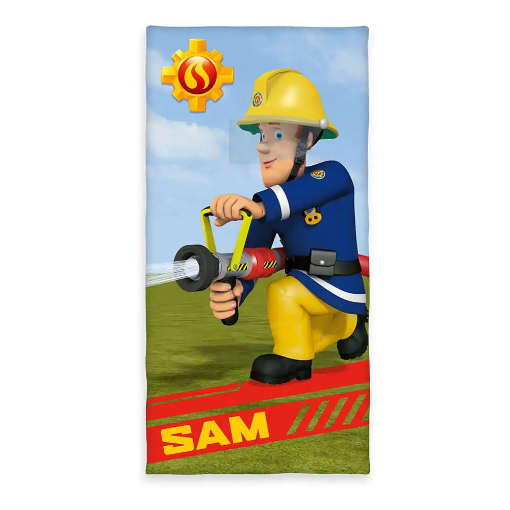 Fireman Sam velurový ručník 75 x 150 cm fotografii produktu