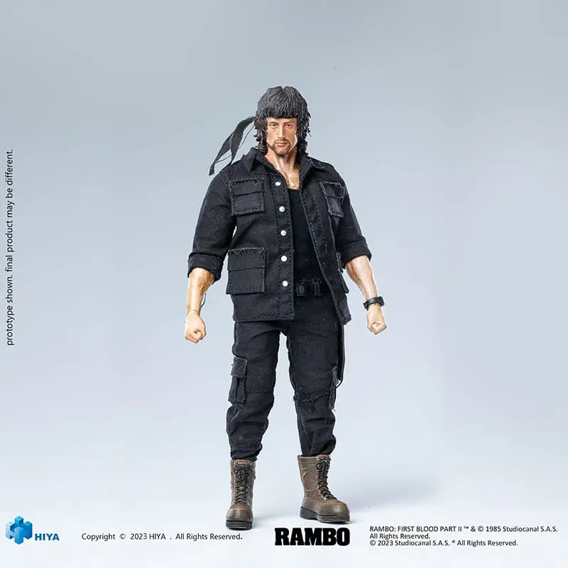 First Blood II Exquisite Super Series akční figurka 1/12 First Blood II John Rambo 16 cm fotografii produktu