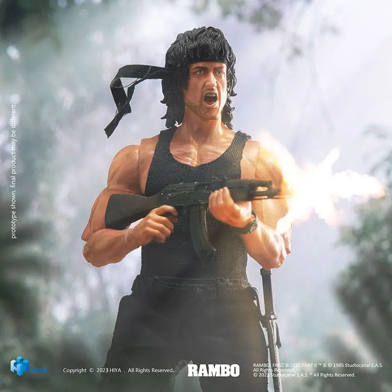 First Blood II Exquisite Super Series akční figurka 1/12 First Blood II John Rambo 16 cm fotografii produktu