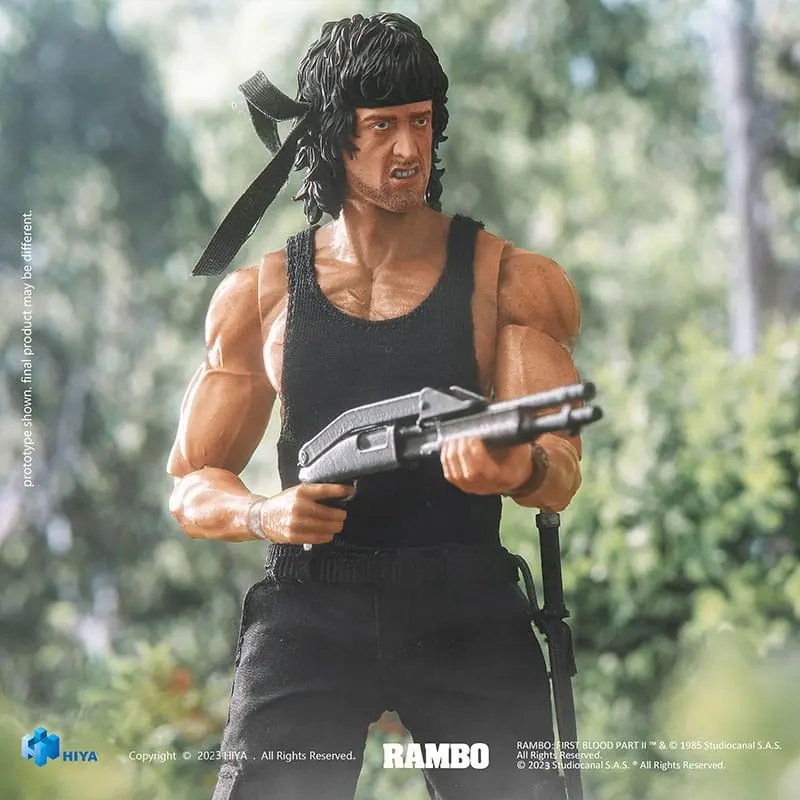 First Blood II Exquisite Super Series akční figurka 1/12 First Blood II John Rambo 16 cm fotografii produktu