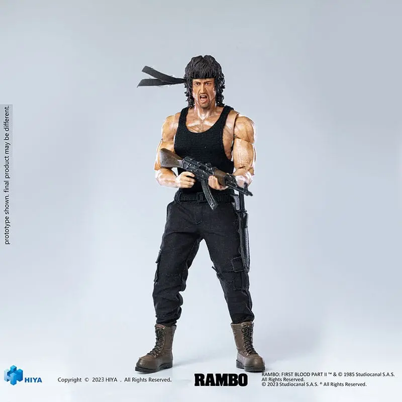 First Blood II Exquisite Super Series akční figurka 1/12 First Blood II John Rambo 16 cm fotografii produktu