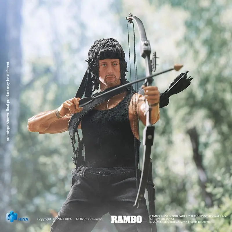 First Blood II Exquisite Super Series akční figurka 1/12 First Blood II John Rambo 16 cm fotografii produktu