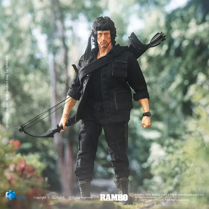 First Blood II Exquisite Super Series akční figurka 1/12 First Blood II John Rambo 16 cm fotografii produktu