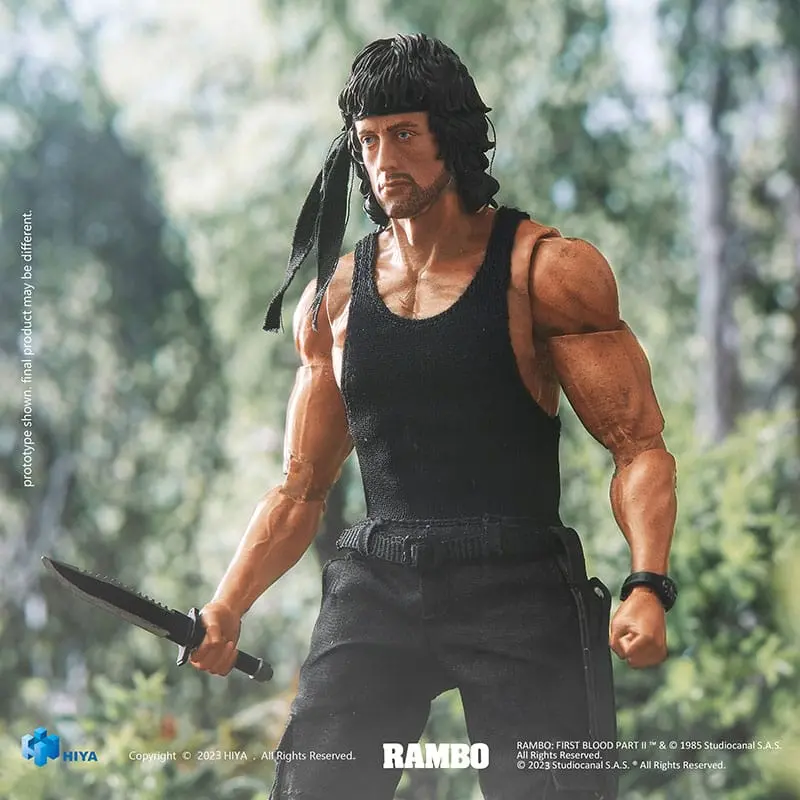 First Blood II Exquisite Super Series akční figurka 1/12 First Blood II John Rambo 16 cm fotografii produktu