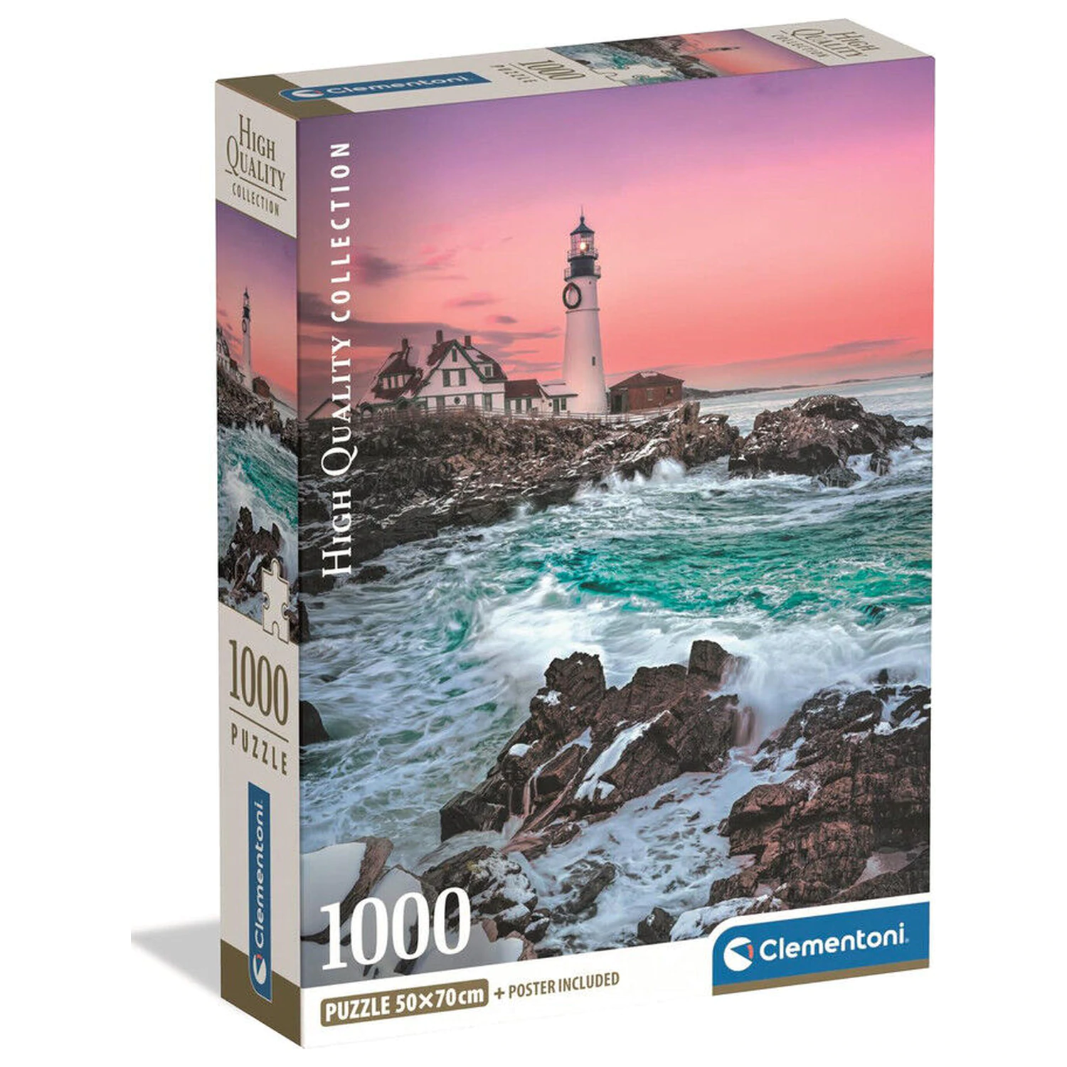 First Snow At Portland Head puzzle 1000 kusů fotografii produktu