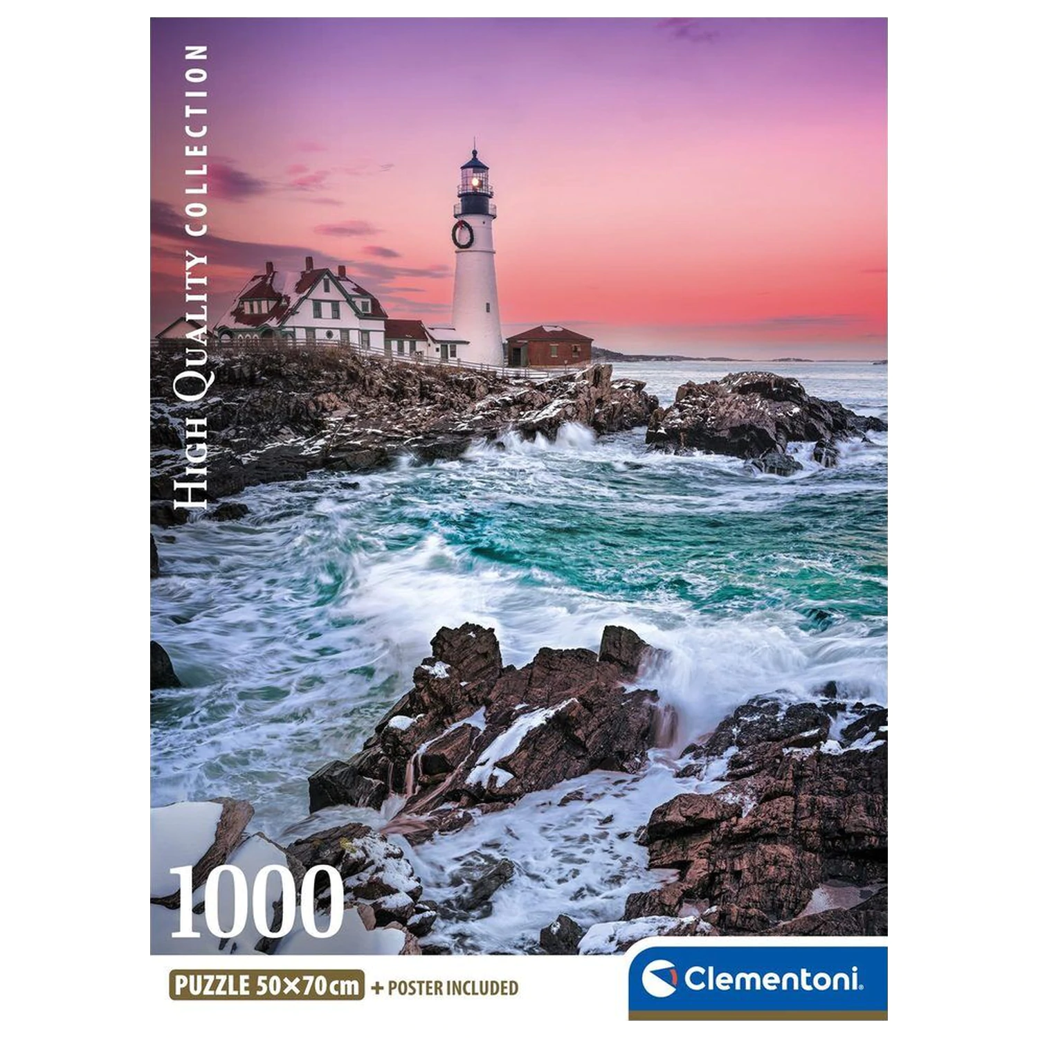 First Snow At Portland Head puzzle 1000 kusů fotografii produktu