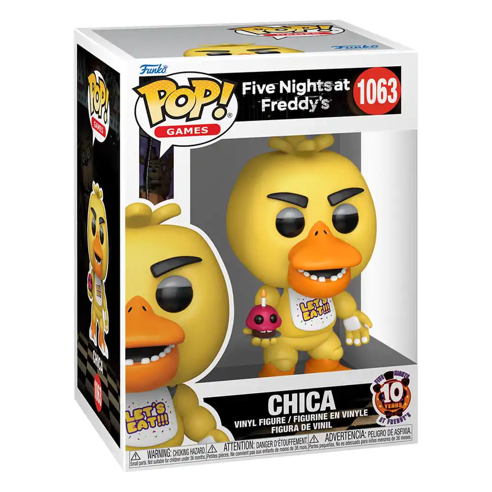 Five Nights at Freddy's Funko POP! Vinylová figurka 10. výročí - Chica 9 cm fotografii produktu