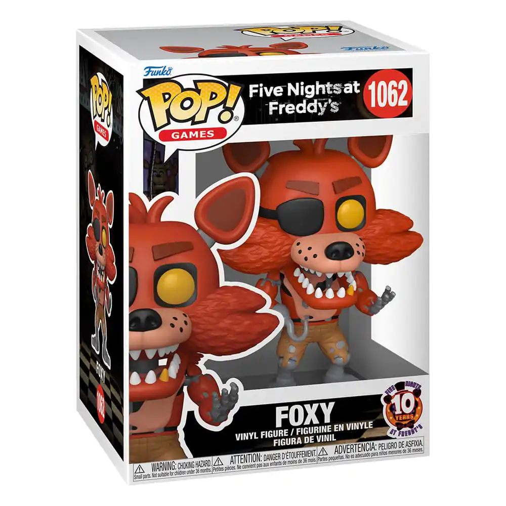 Five Nights at Freddy's Funko POP! Vinylová figurka 10. výročí - Foxy 9 cm fotografii produktu