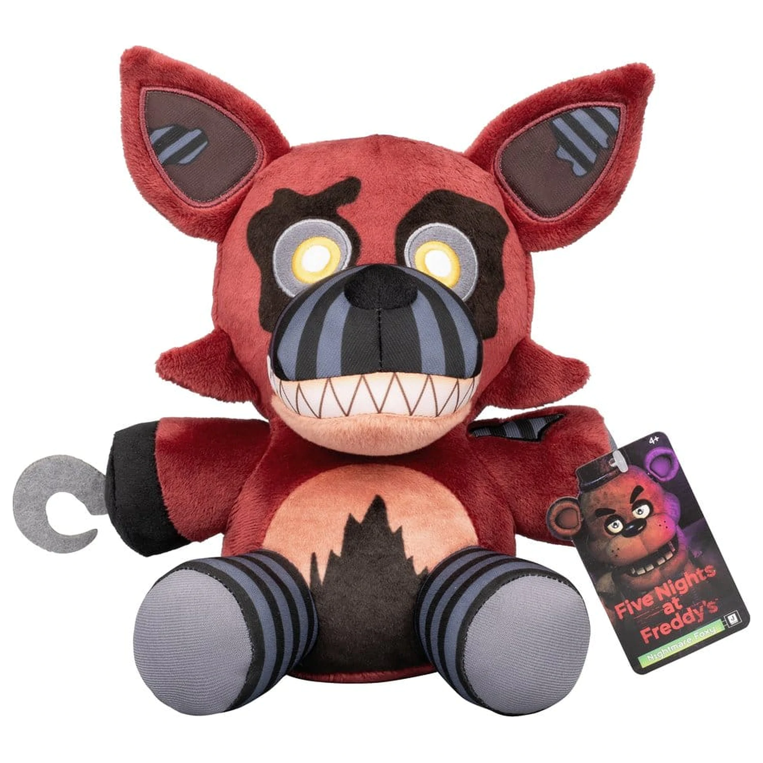 Five Nights at Freddy's Core Plyšák Nightmare Foxy (FNAF 4) 20 cm fotografii produktu