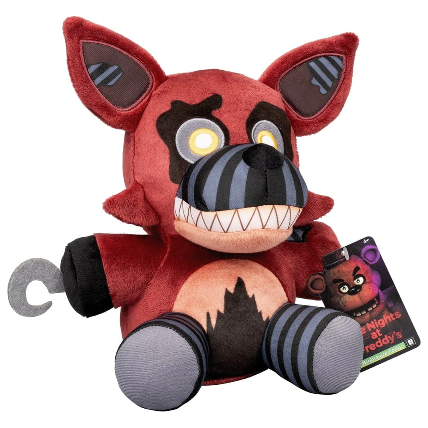 Five Nights at Freddy's Core Plyšák Nightmare Foxy (FNAF 4) 20 cm fotografii produktu