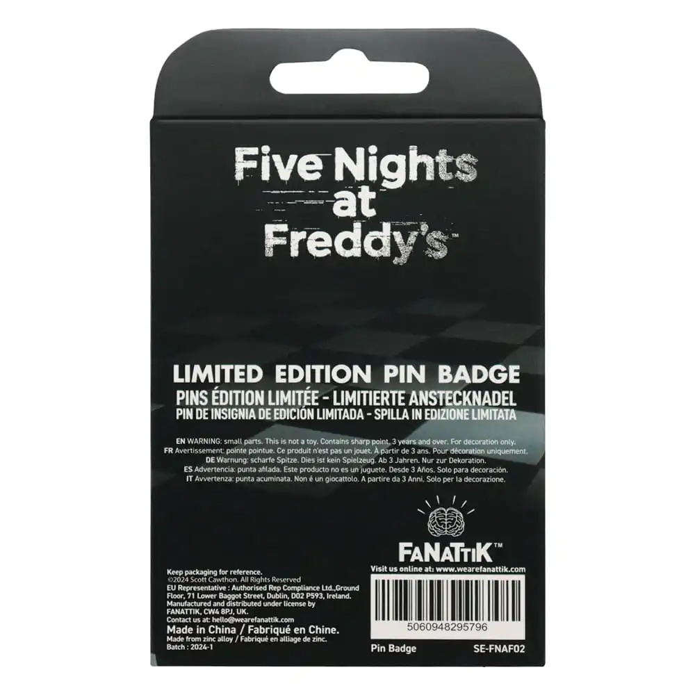 Five Nights at Freddy's Odznak Fazbear Entertainment Limited Edition fotografii produktu