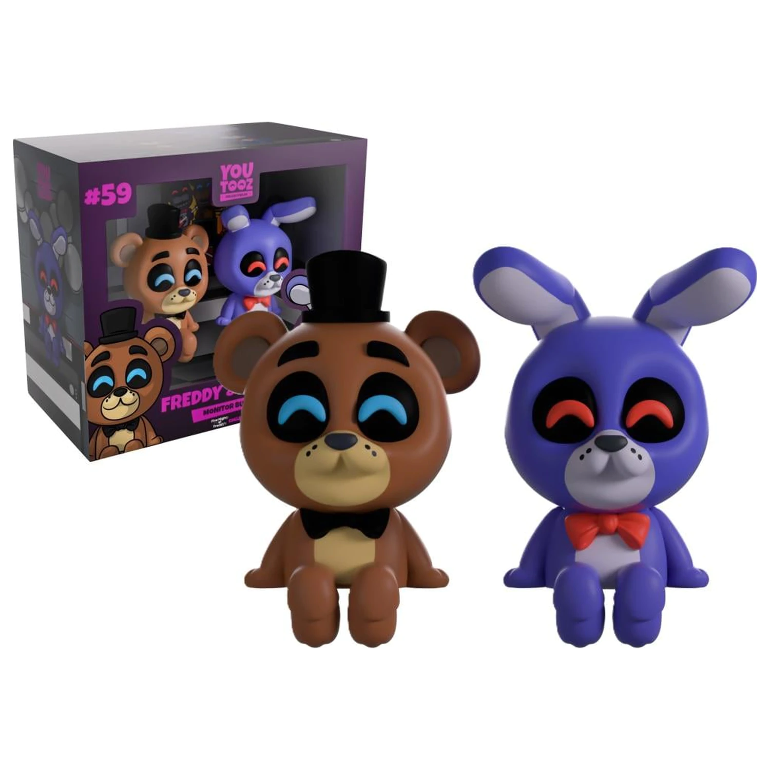 Five Nights at Freddy's Freddy & Bonnie Monitor Buddiez figurky 6 cm fotografii produktu