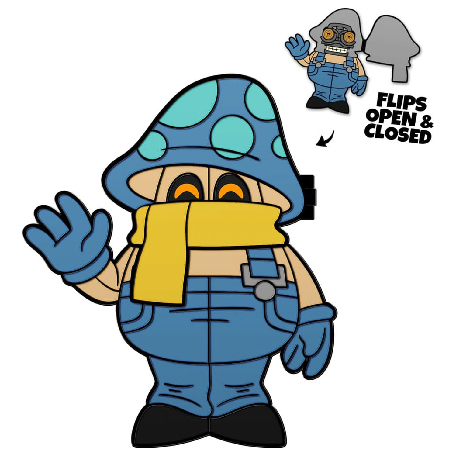 Five Nights at Freddy´s Reveal odznak s špendlíkem Mimic Mycellium Man 5 cm fotografii produktu