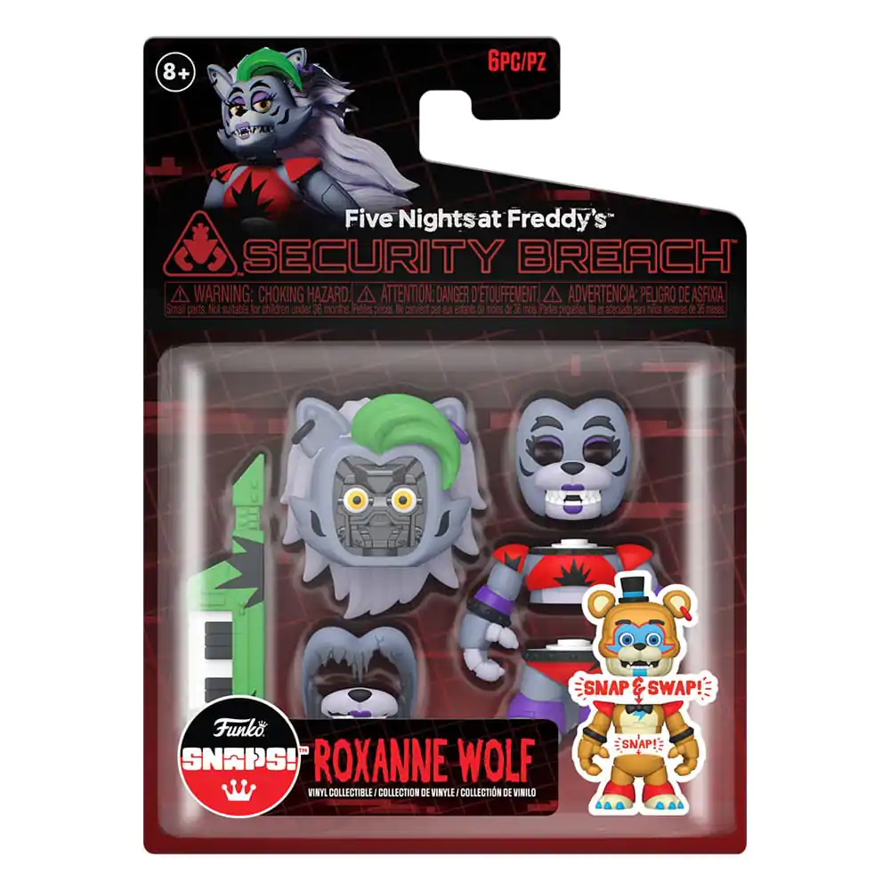 Five Nights at Freddy's akční figurka s funkcí snap Glamrock Roxanna 9 cm fotografii produktu