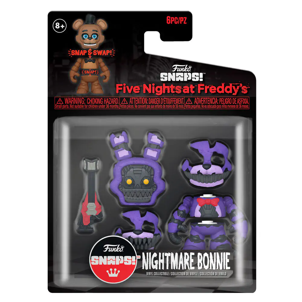 Five Nights at Freddy's akční figurka Nightmare Bonnie 9 cm fotografii produktu