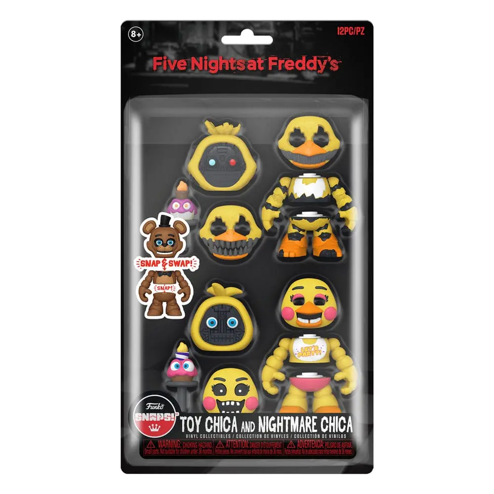 Five Nights at Freddy's Sběratelské figurky Nightmare Chica a Toy Chica 9 cm fotografii produktu