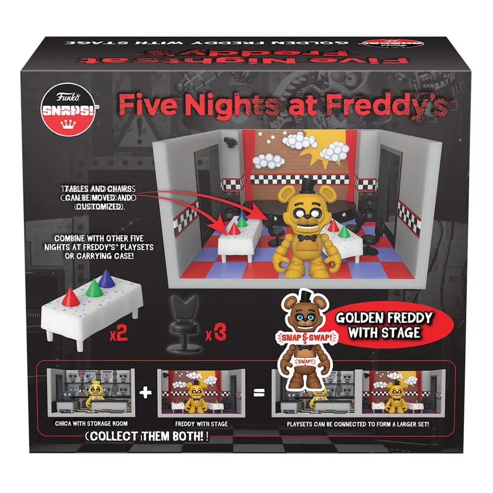 Five Nights at Freddy's Snap Playset a akční figurka pódium s Freddym (GD) 9 cm fotografii produktu