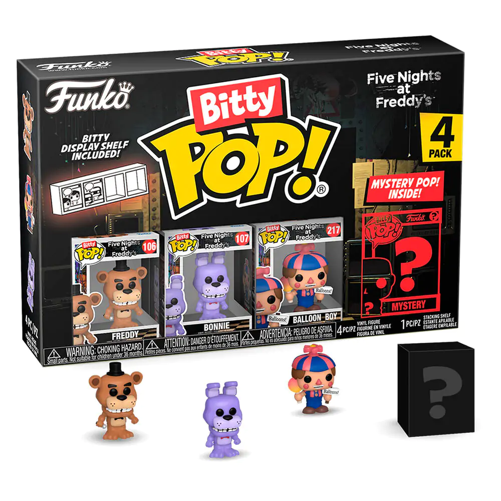 Balení 4 figurek Bitty POP Five Nights at Freddys Freddy fotografii produktu