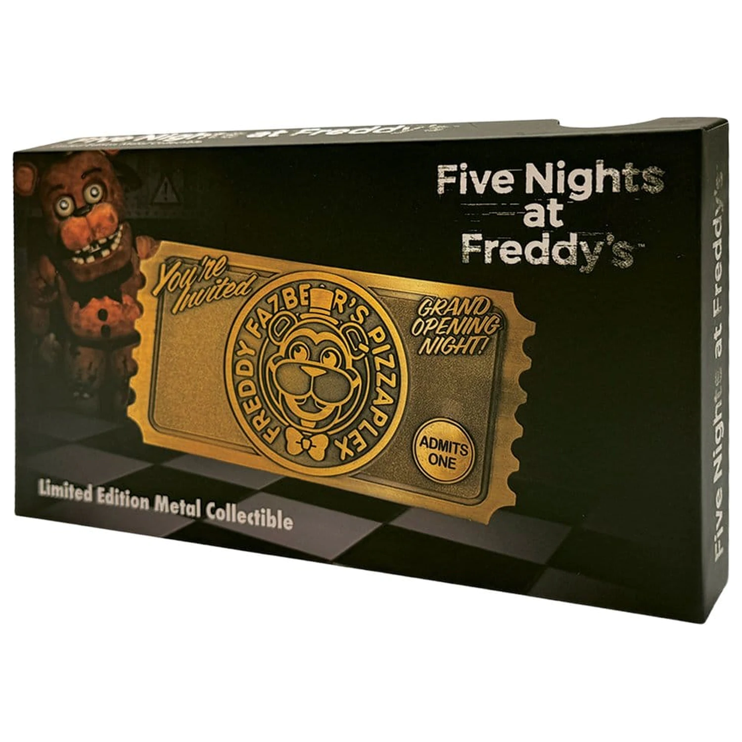 Five Nights at Freddy’s Replika Pizzaplex Lístek na úvodní večer Limitovaná edice fotografii produktu