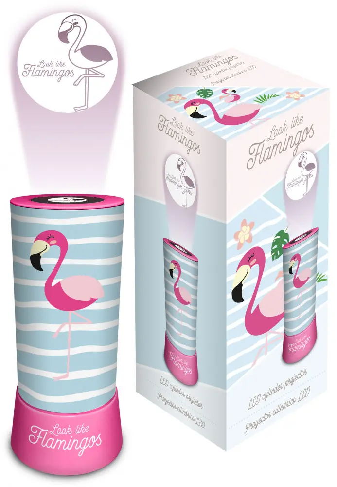Flamingo 2 v 1 projektor, lampa, noční světlo fotografii produktu
