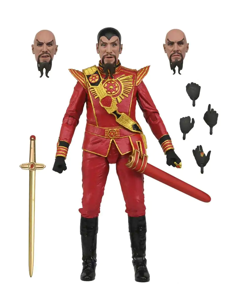 Flash Gordon (1980) akční figurka Ultimate Ming (Red Military Outfit) 18 cm fotografii produktu