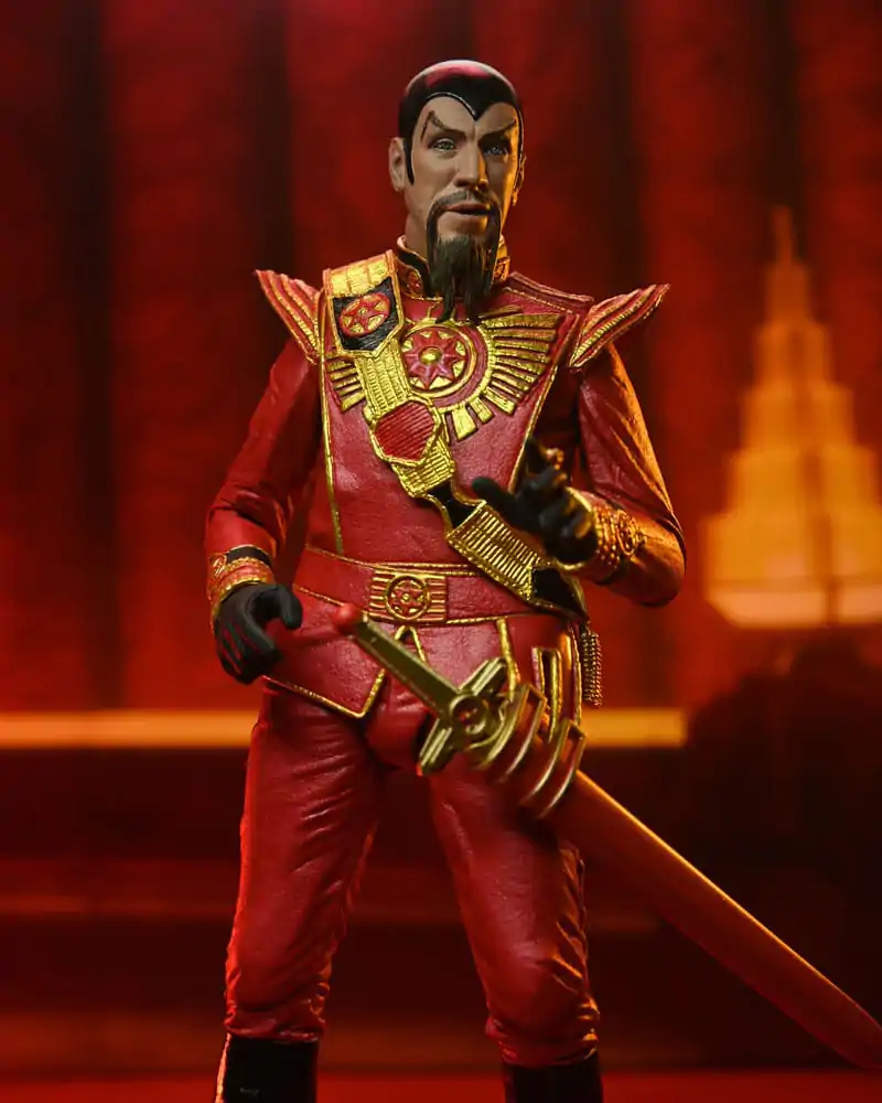 Flash Gordon (1980) akční figurka Ultimate Ming (Red Military Outfit) 18 cm fotografii produktu
