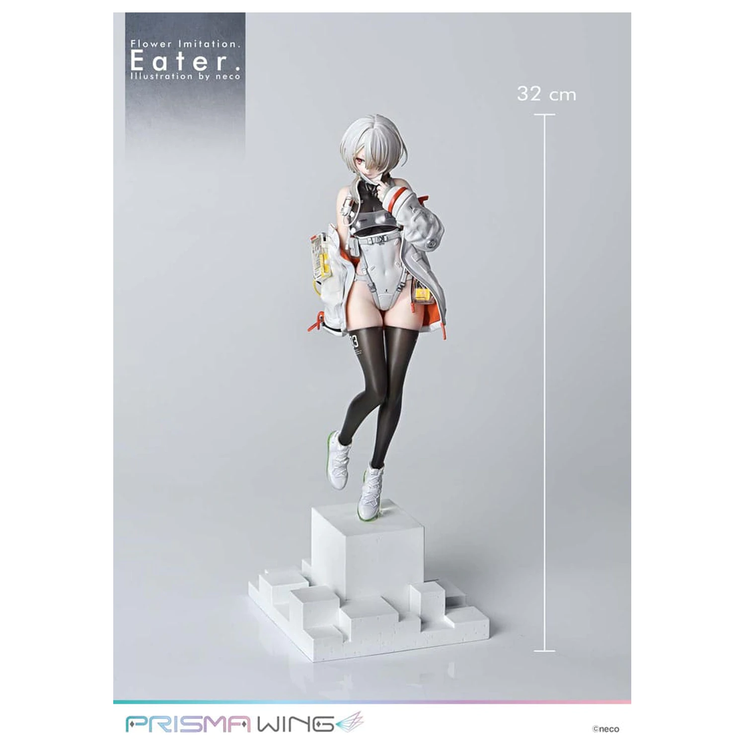Flower Imitation Prisma Wing PVC soška 1/7 Eater Illustration by neco 32 cm fotografii produktu