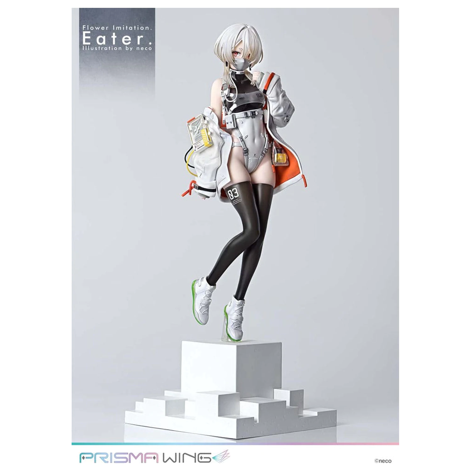 Flower Imitation Prisma Wing PVC soška 1/7 Eater Illustration by neco 32 cm fotografii produktu