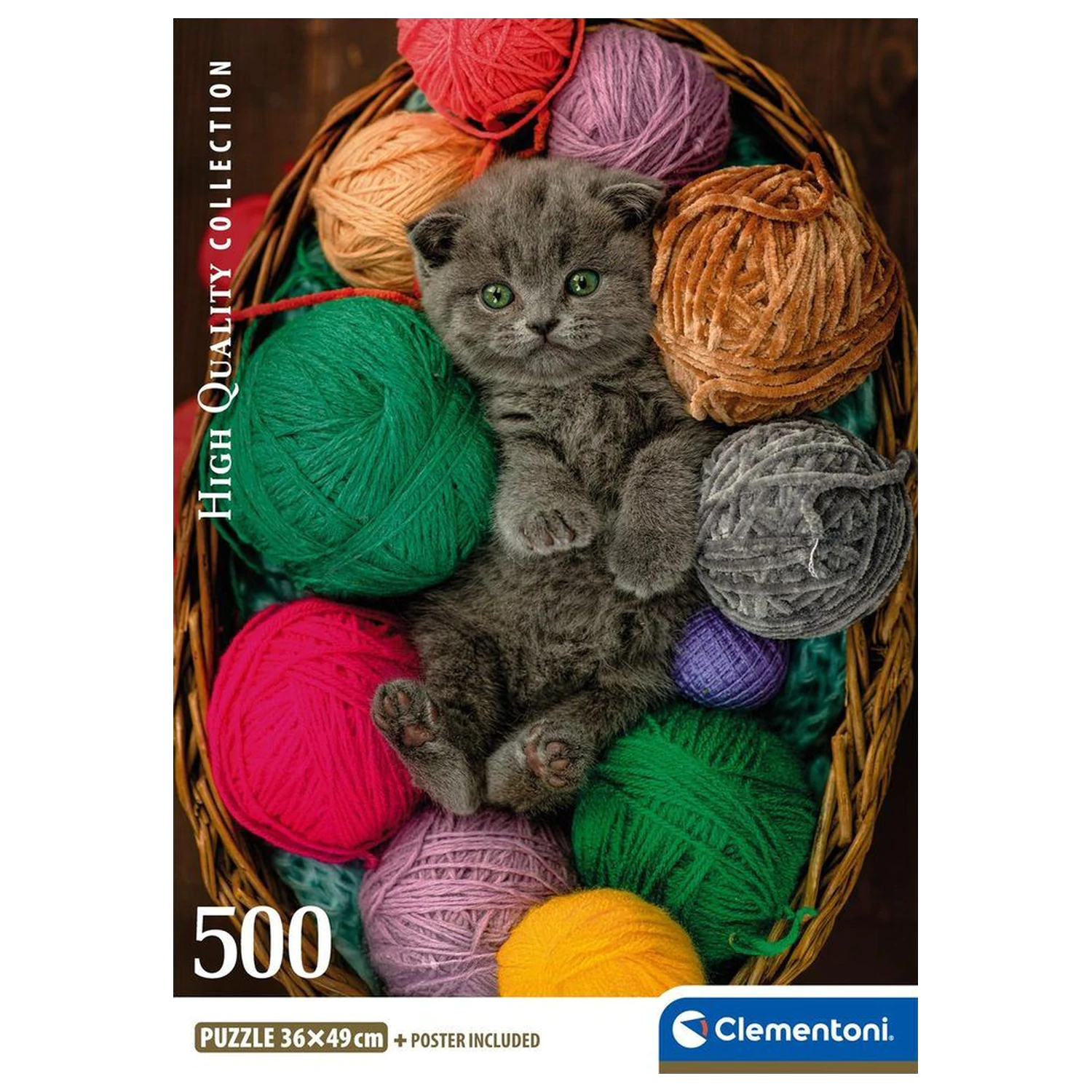 Fluffy Kitten puzzle 500 kusů fotografii produktu