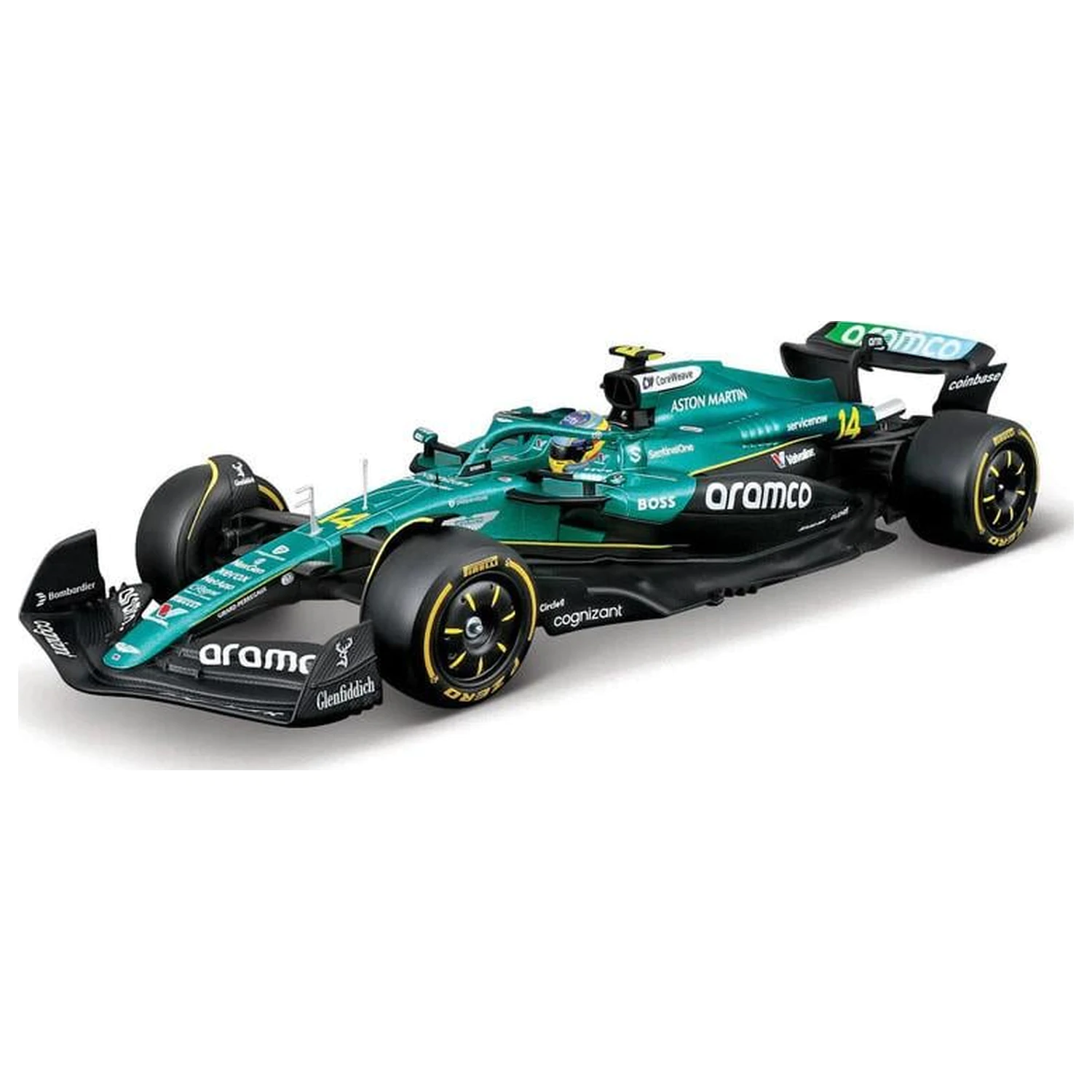 Formula 1 F1 Aston Martin AMR 25 2025 Alonso Die-cast Model 1/24 fotografii produktu