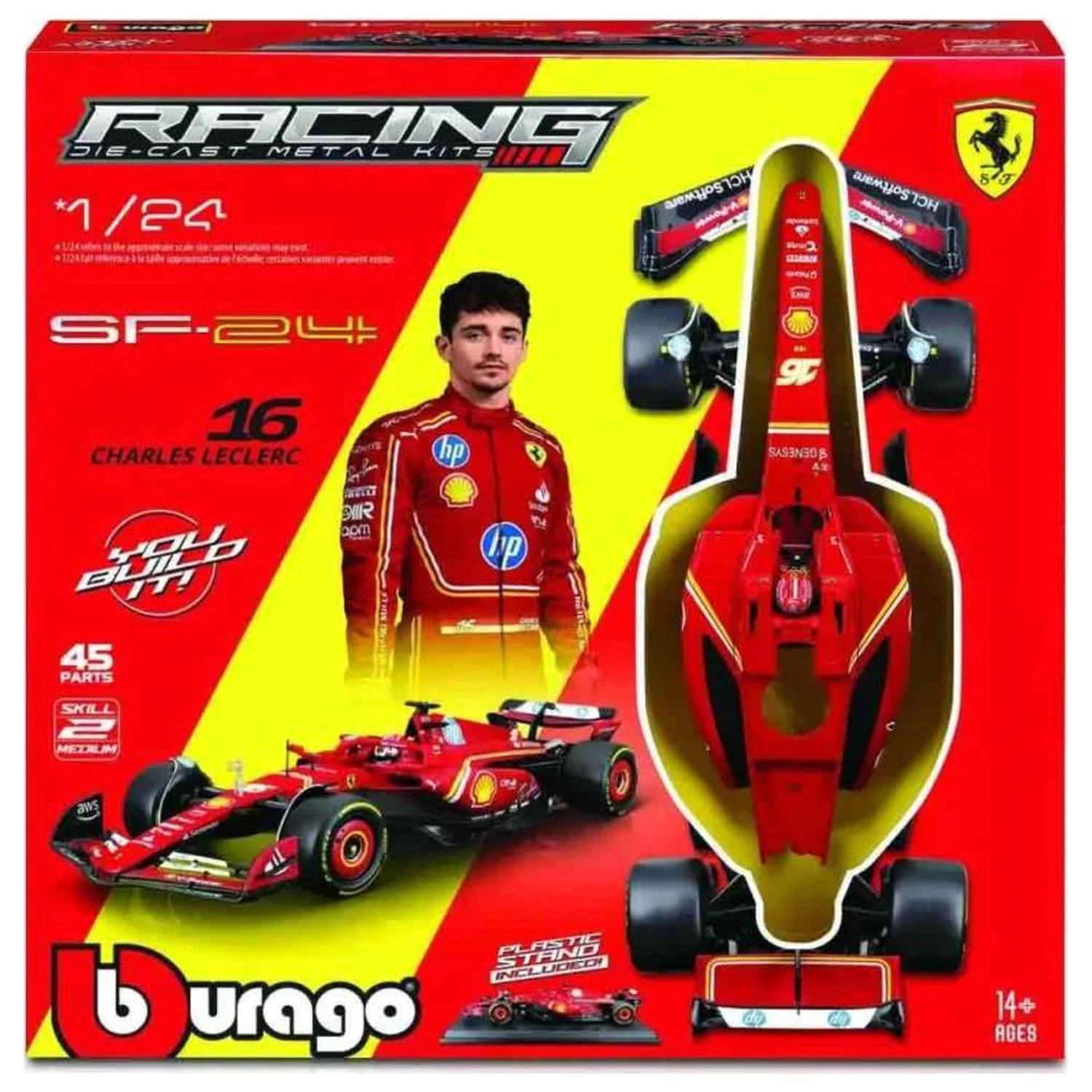 Formula 1 F1 Ferrari SF-24 N.16 Charles Leclerc Model Kit 1/24 fotografii produktu
