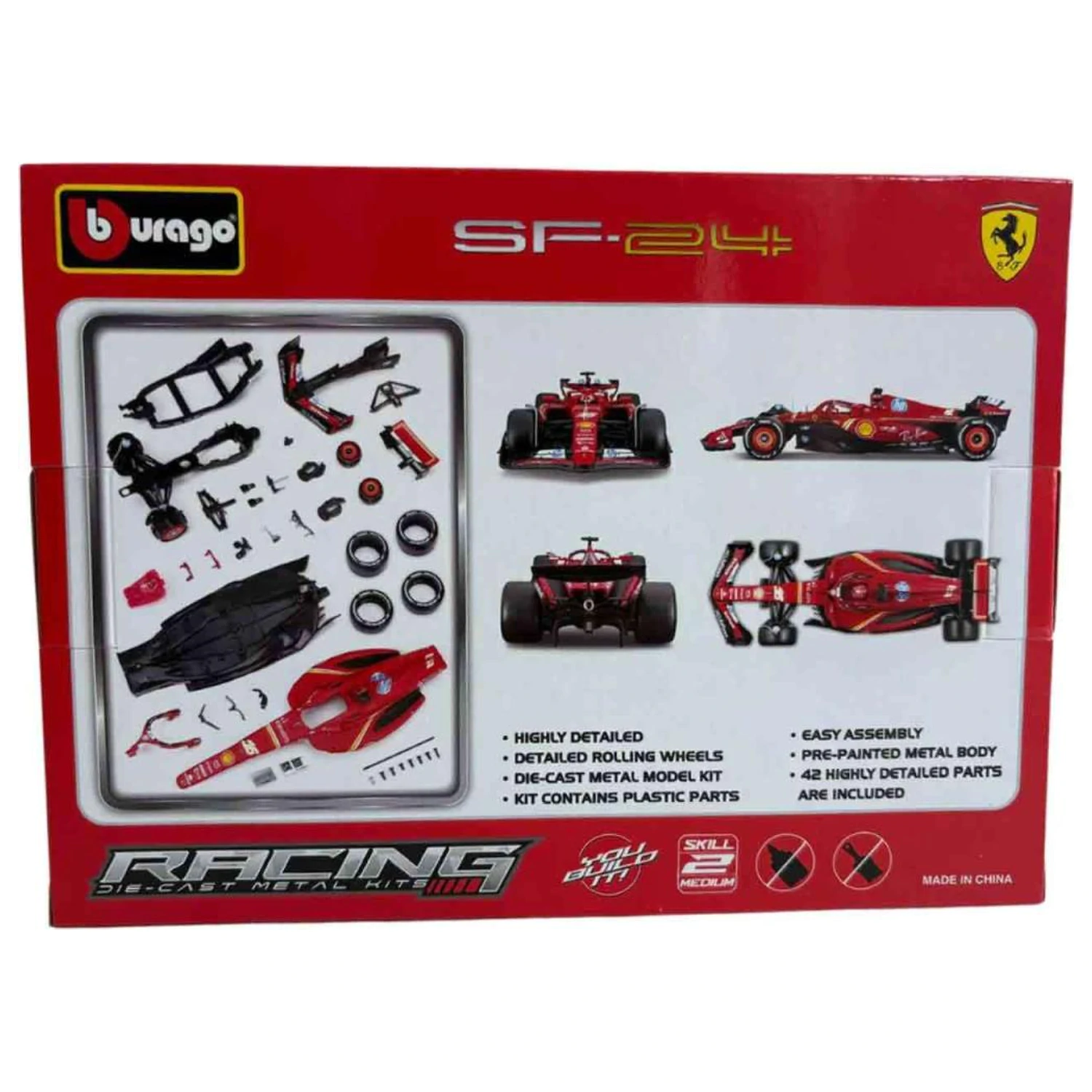 Formula 1 F1 Ferrari SF-24 N.16 Charles Leclerc Model Kit 1/24 fotografii produktu