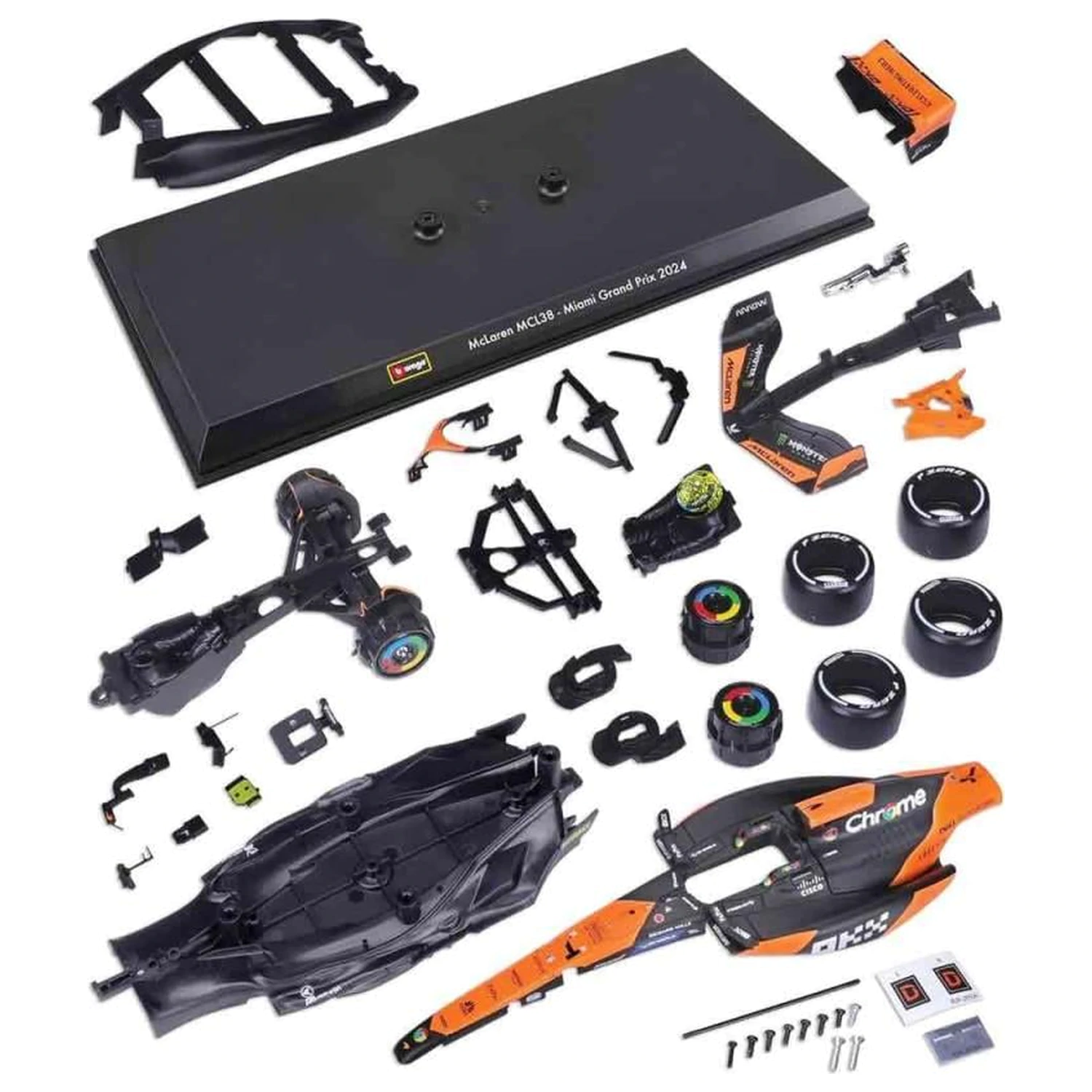 Formula 1 F1 McLaren MCL38 Lando Norris Model Kit 1:24 fotografii produktu