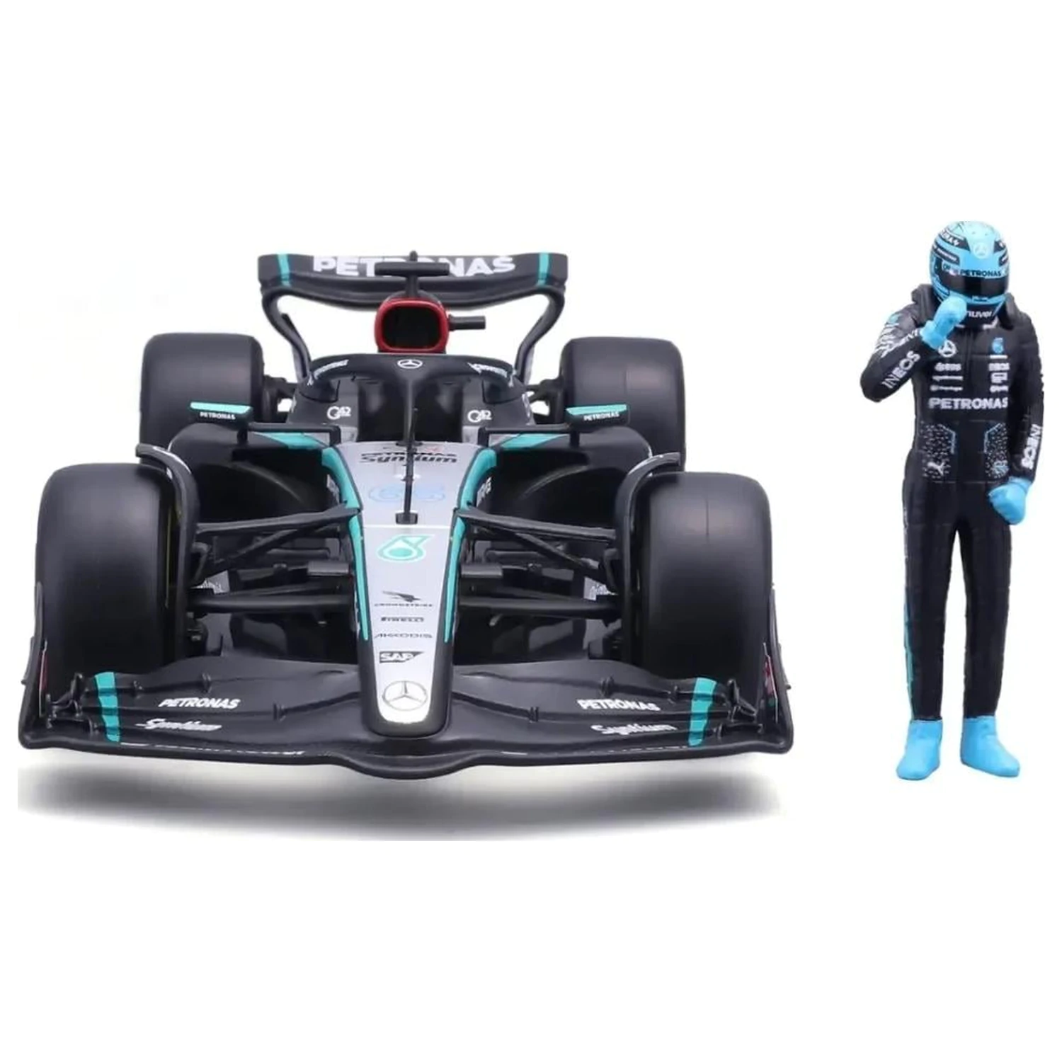 Formula 1 F1 Mercedes W15 E Perf. 2023 Russell odlévaný model 1/24 fotografii produktu