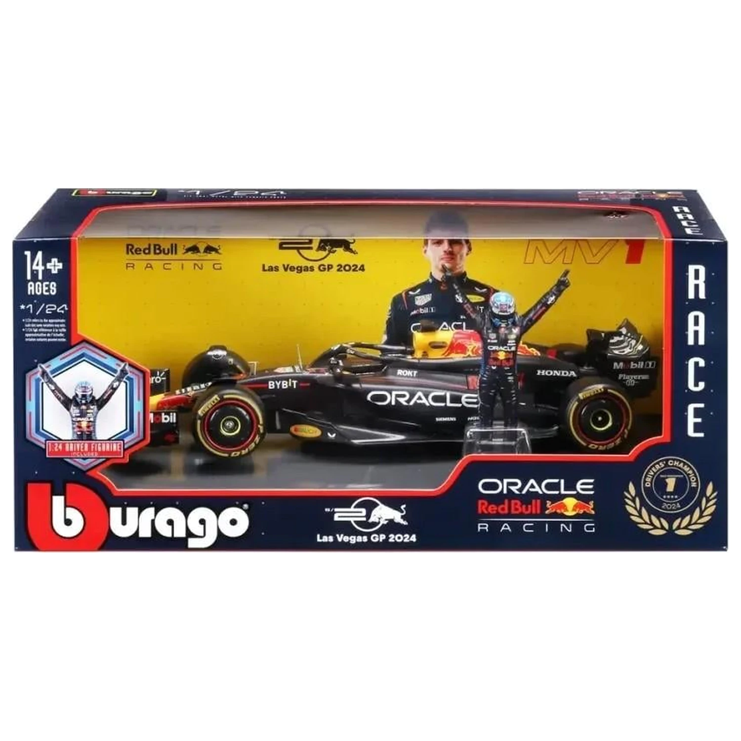 Formula 1 F1 Red Bull Racing RB20 Verstappen Die-cast model 1/24 fotografii produktu