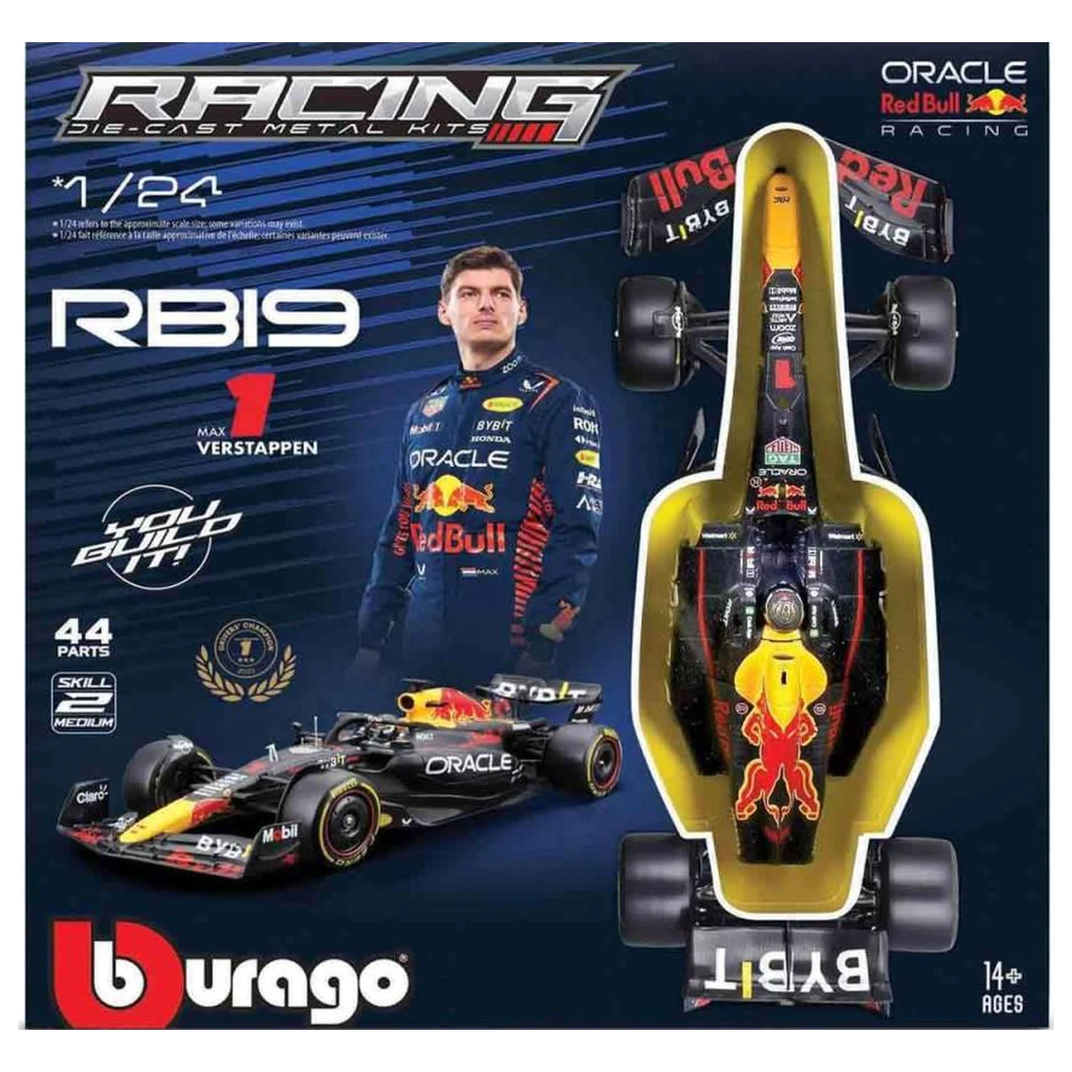 Formula 1 F1 Red Bull RB19 Max Verstappen Model Kit 1:24 fotografii produktu