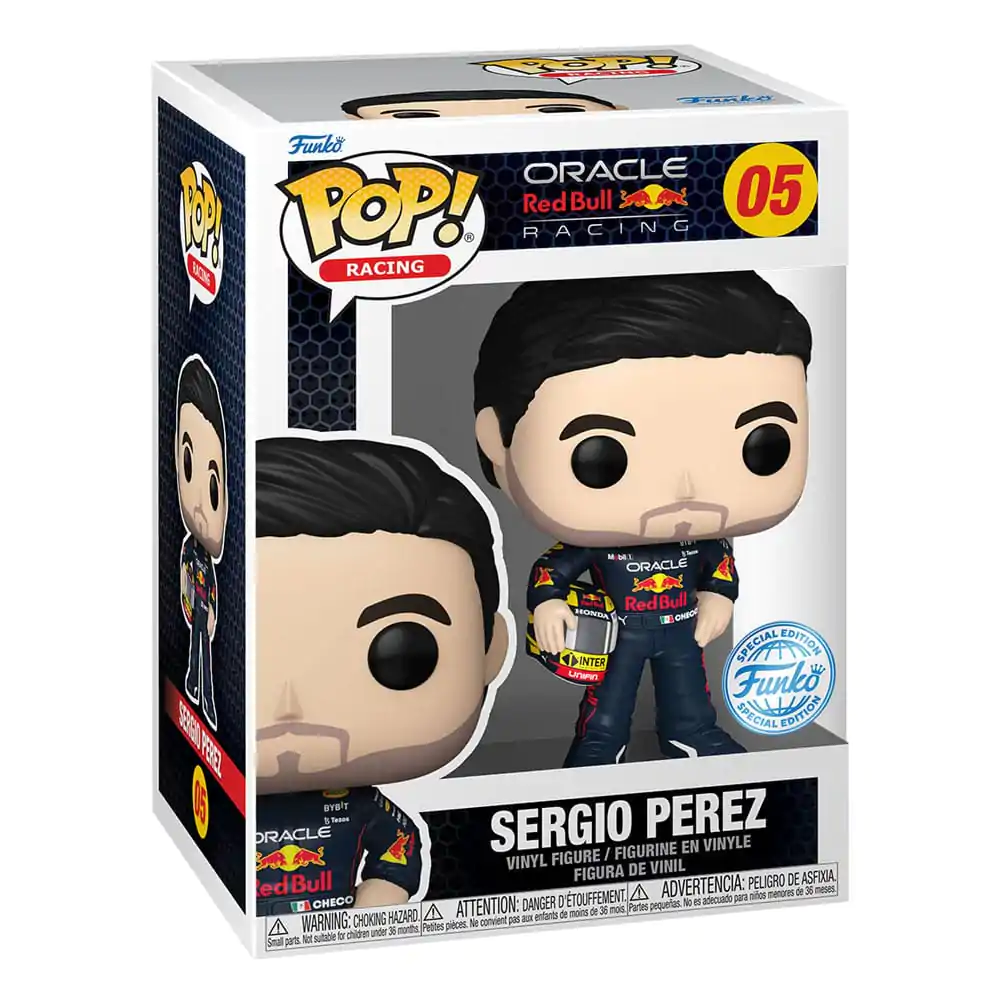 Formule 1 Funko POP! Závodní vinylová figurka Sergio Perez s helmou Exkluzivní edice 9 cm fotografii produktu