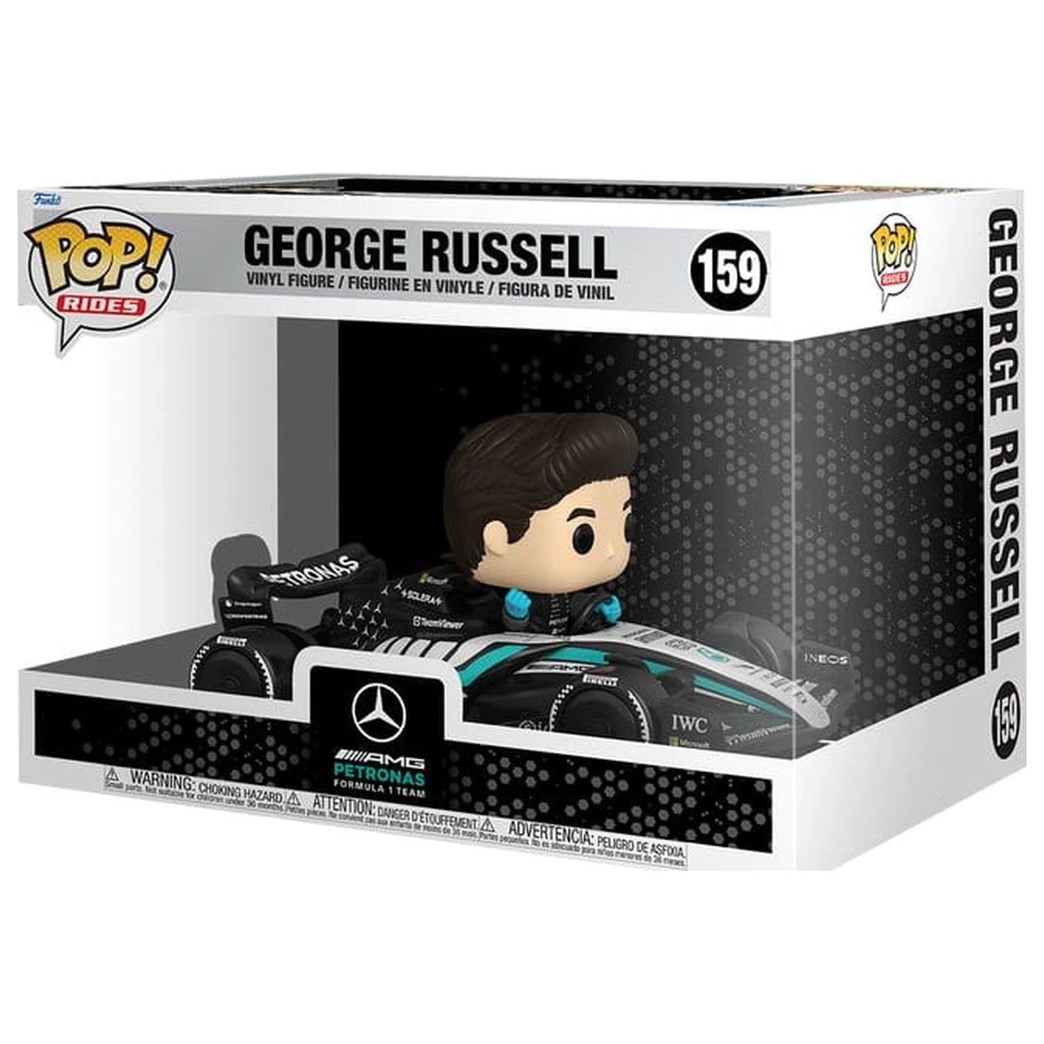Formula 1 Funko POP! Rides Super Deluxe vinylová figurka Mercedes Benz - George Russell 15 cm fotografii produktu