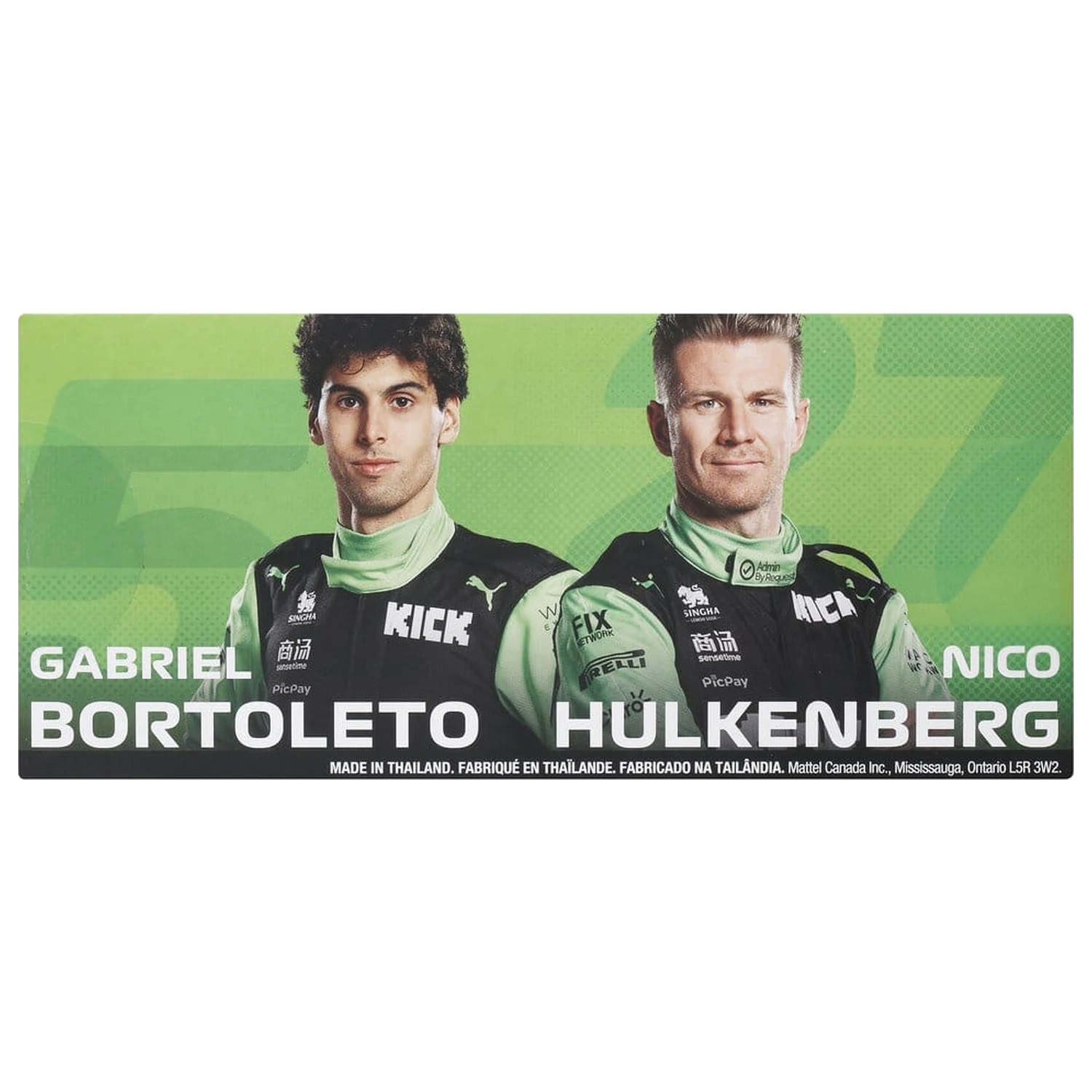 Formula 1 Hot Wheels Premium Die-Cast vozidla 2-balení 1/64 KICK Sauber Team fotografii produktu