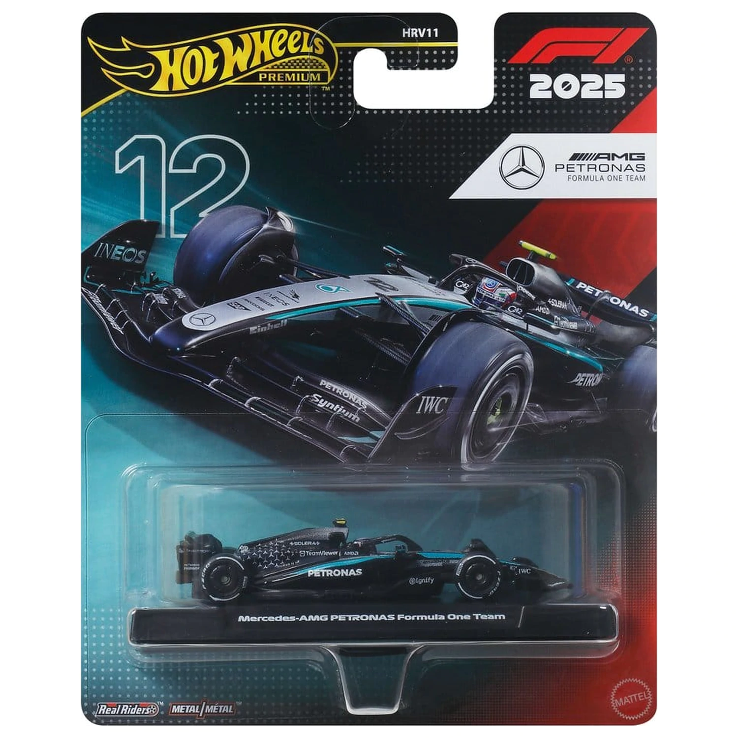 Formula 1 Hot Wheels Premium kovový model vozidla 1/64 Team Mercedes Benz fotografii produktu
