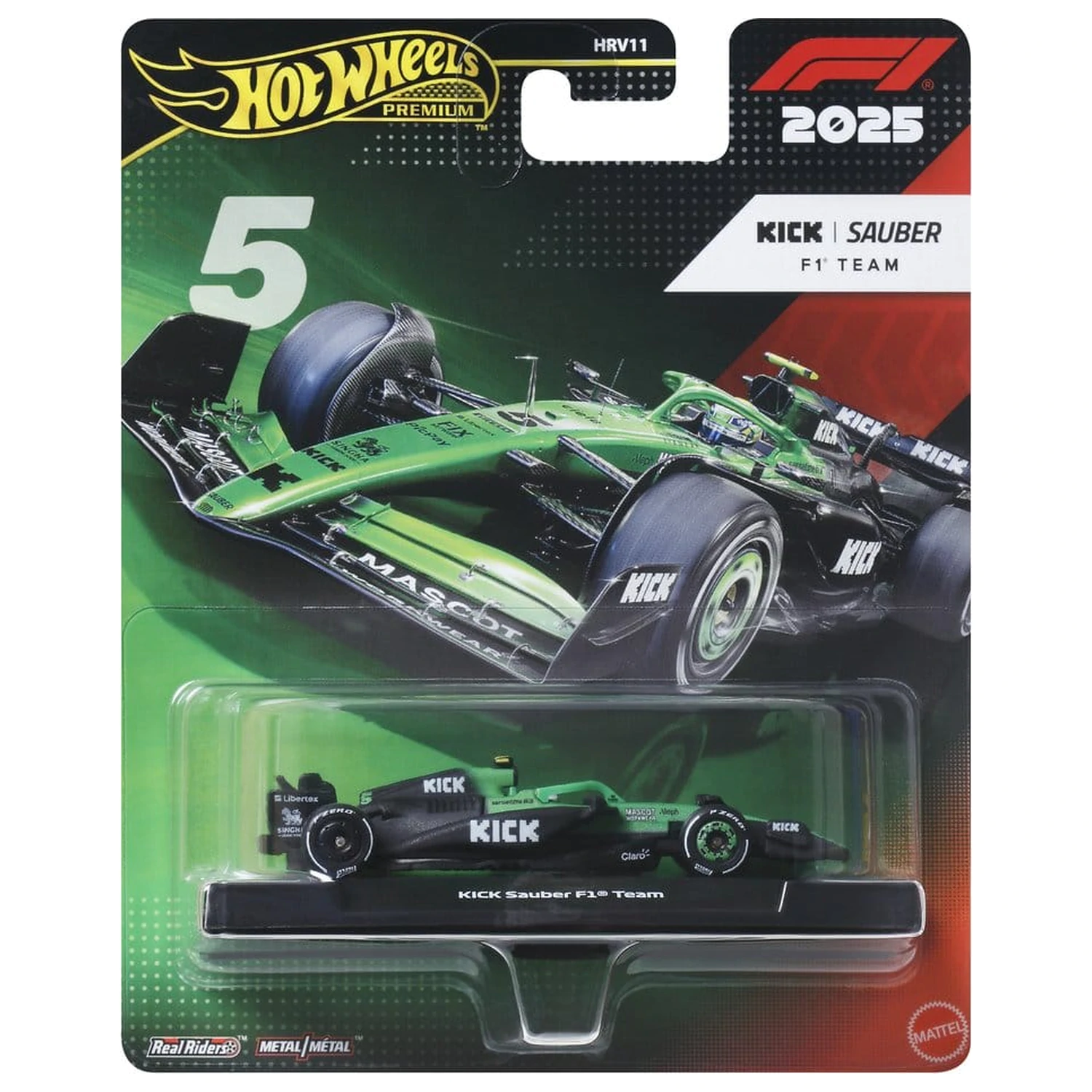 Formula 1 Hot Wheels Premium Die-Cast vozidlo v měřítku 1:64 Team Sauber: Driver 2 fotografii produktu