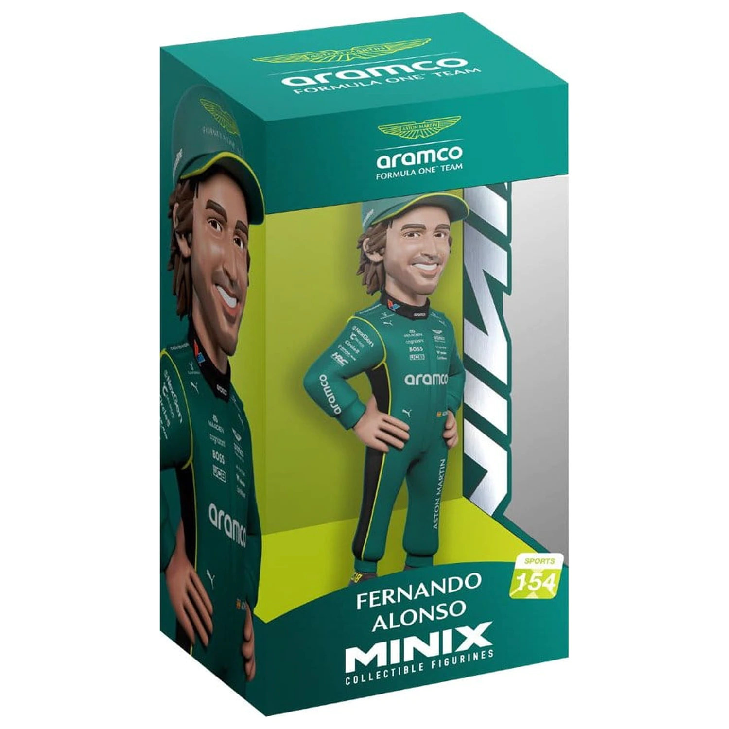 Formula 1 Minix figurka Fernando Alonso (Aston Martin) 12 cm fotografii produktu