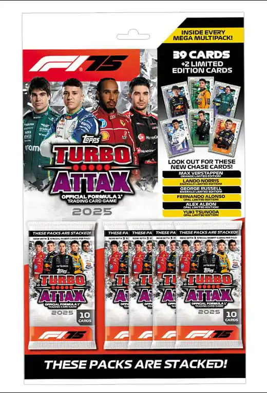 Formula 1 Turbo Attax TCG 2025 Mega Multipack *německá verze* fotografii produktu