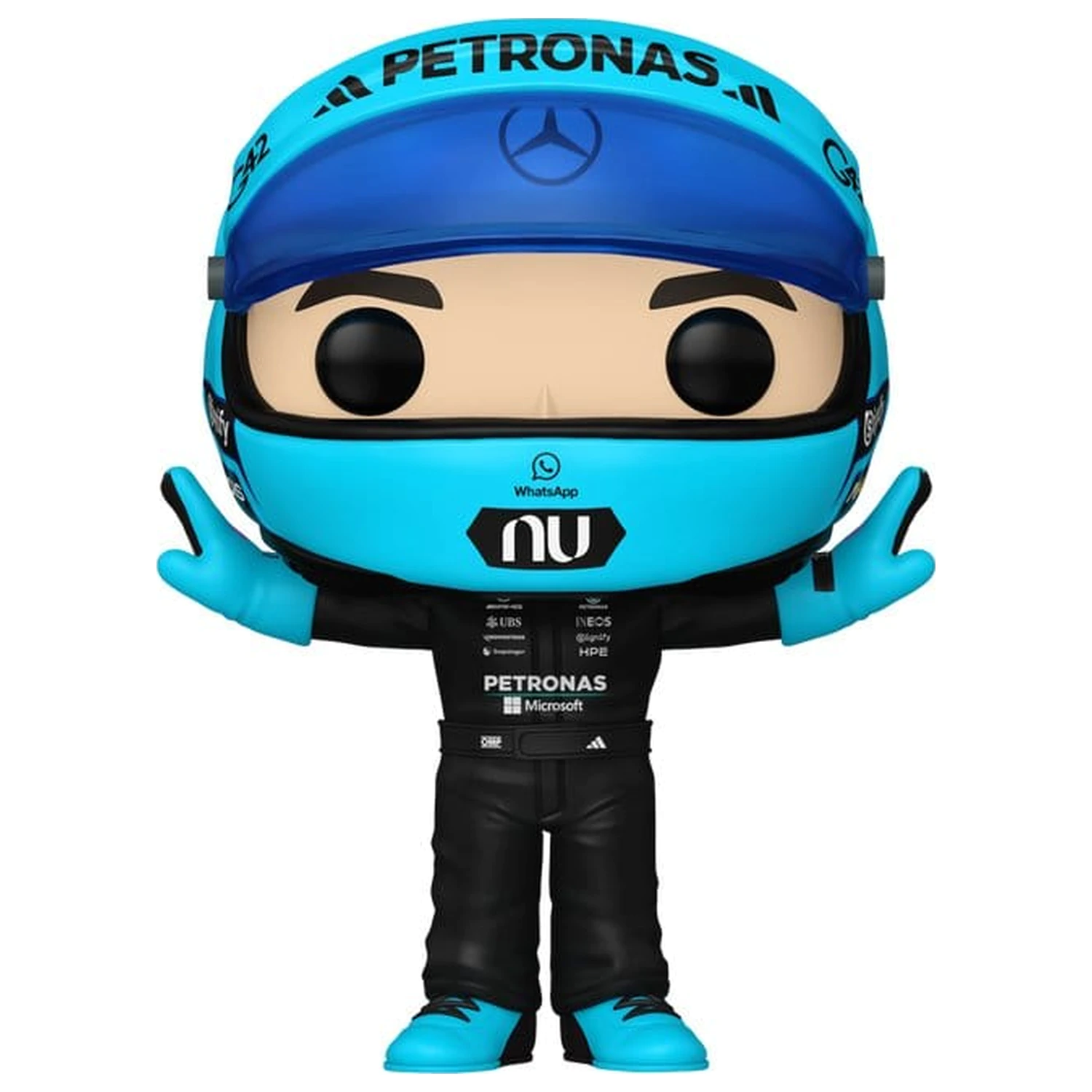 Formular 1 Funko POP! Racing Vinylová Figurka Mercedes Benz - George Russell (T-Pose) 9 cm fotografii produktu